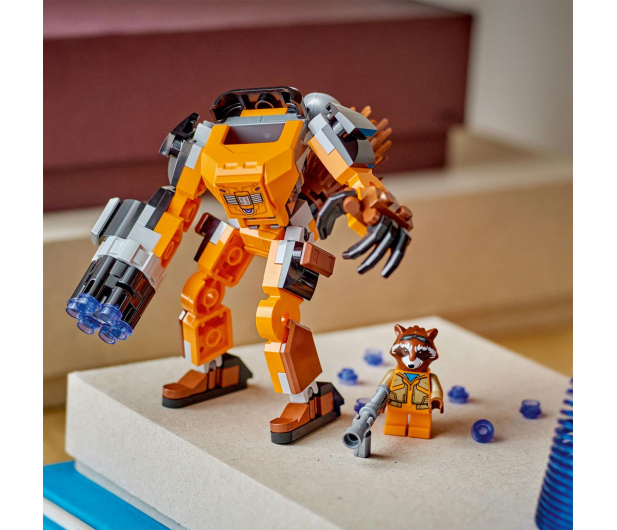 LEGO Marvel 76243 Mechaniczna zbroja Rocketa - 1091296 - zdjęcie 10